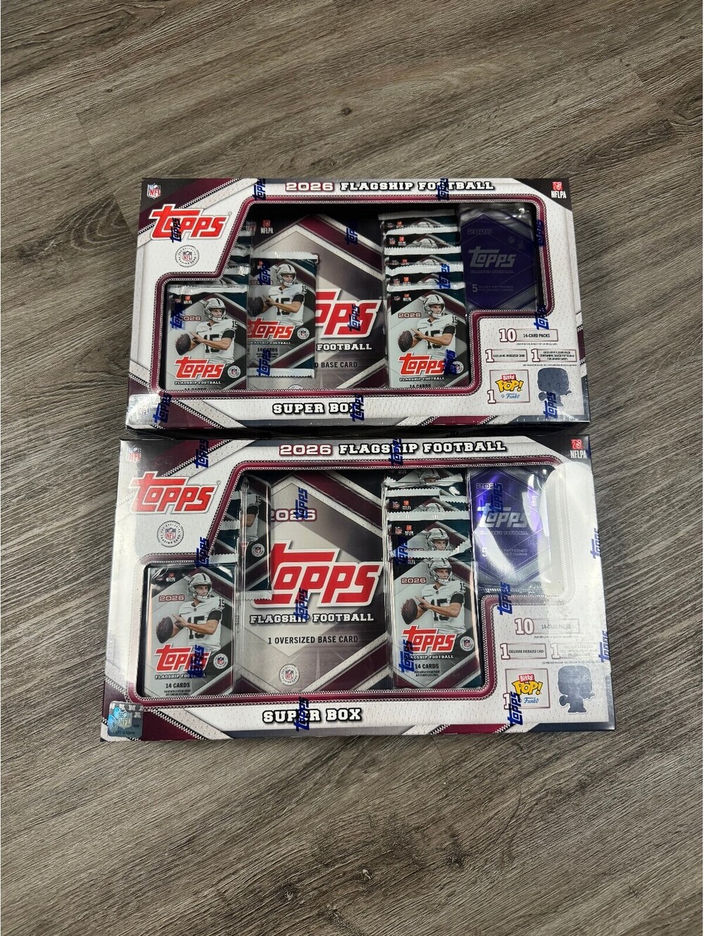 2x Topps 2026 Flagship Football NFL Super Box